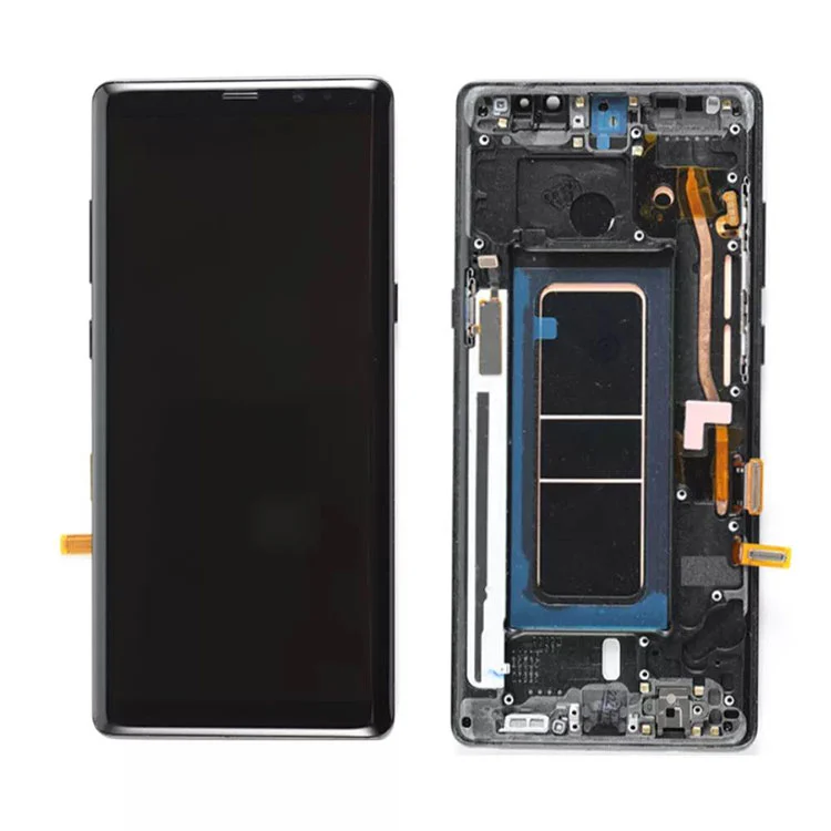 Samsung Galaxy Note 8 LCD OLEDディスプレイスクリーンデジタイザーアセンブリ付きフレーム付き