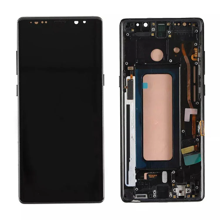 Samsung Galaxy Note 8 LCD OLEDディスプレイスクリーンデジタイザーアセンブリ付きフレーム付き