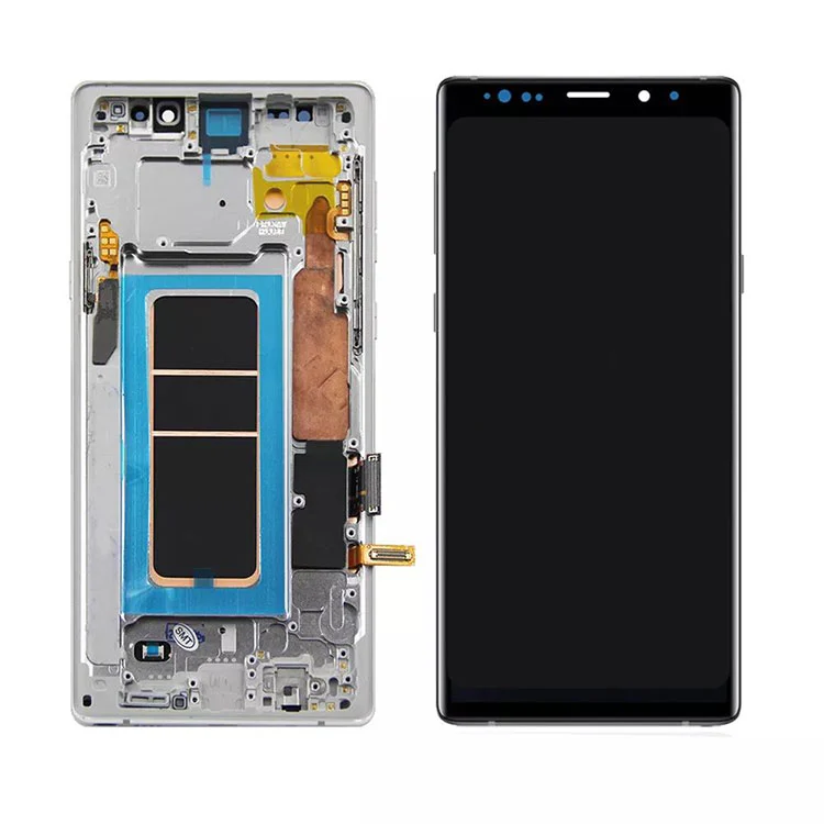サムスンギャラクシーノート9 LCD OLEDディスプレイスクリーンデジタイザーアセンブリ付きフレーム付き