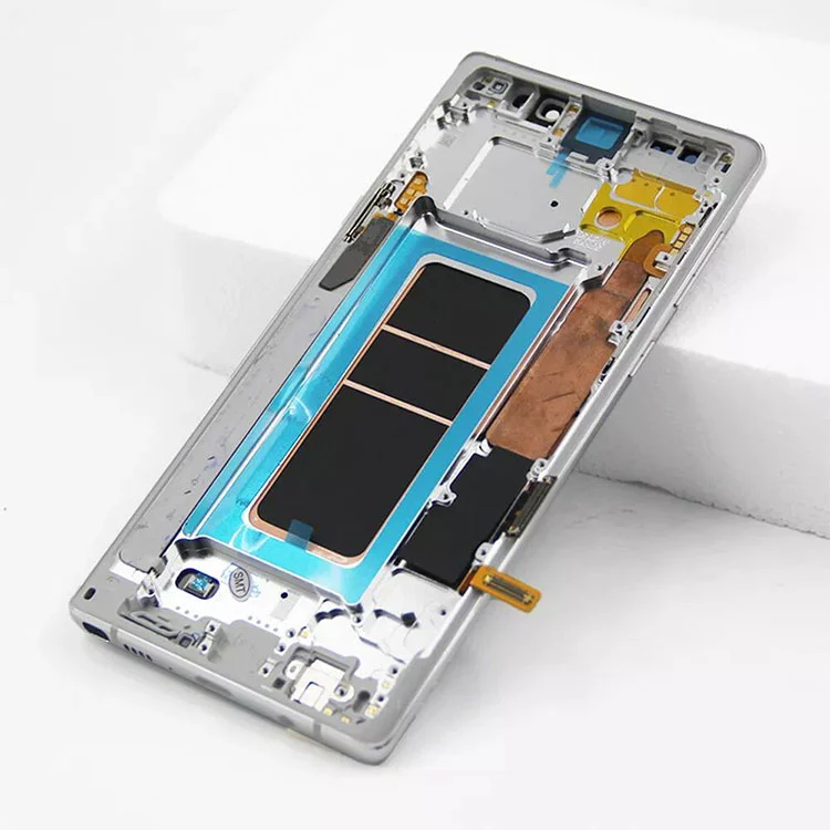 サムスンギャラクシーノート9 LCD OLEDディスプレイスクリーンデジタイザーアセンブリ付きフレーム付き
